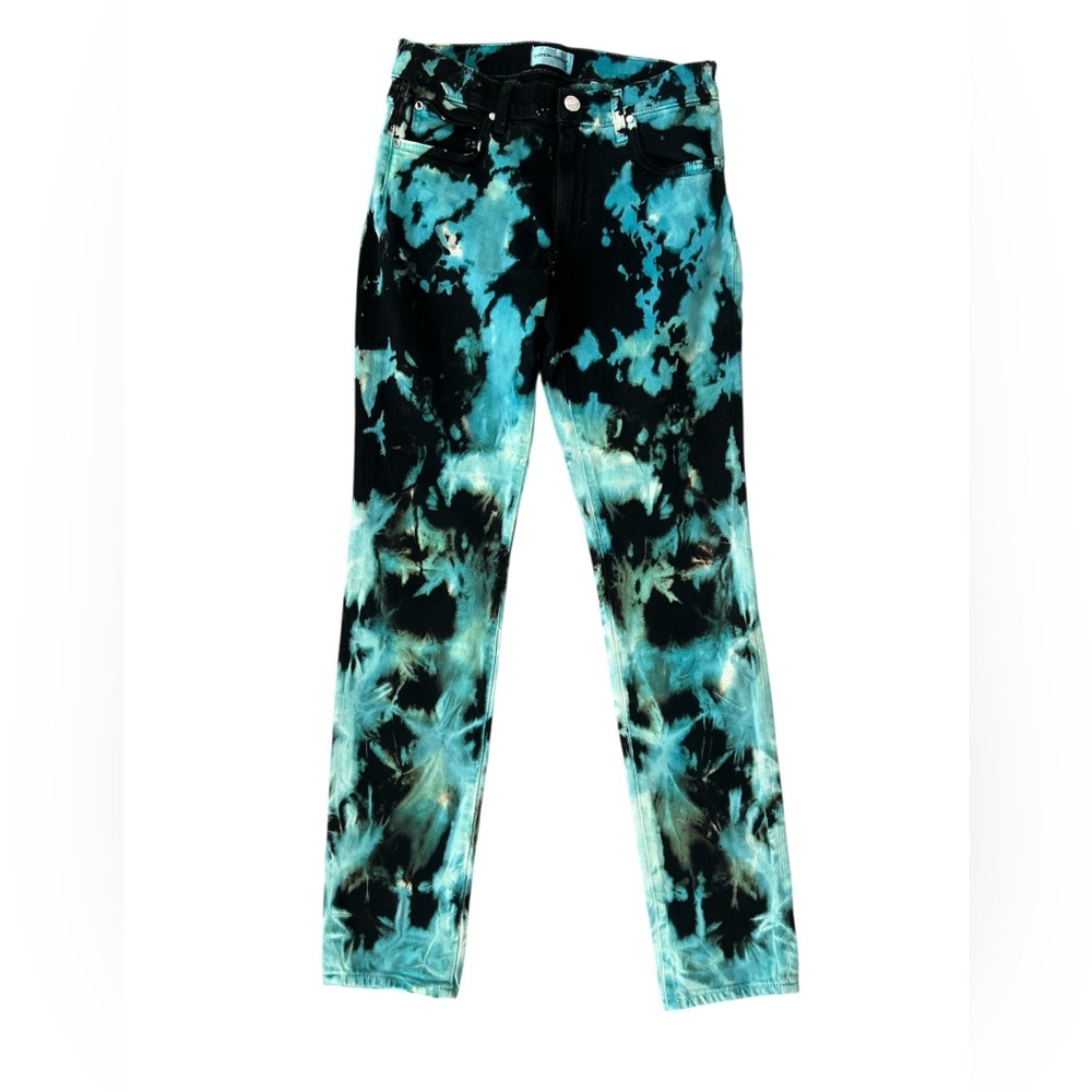 Cotton Citizen Dylan Stretch Cotton Jeans Blue Black Print UNISEX Size 30 NWOT - Picture 3 of 12